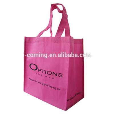 Custom cheap blank reusable grocery shopping tote bags wholesale/promotion bulk laminated printed reusable eco shopping bags