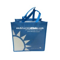 2018 Hot Sale Cheap Recycled Laminated Non Woven Shopping Bag With Custom Logo