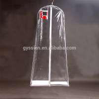 Garment Cover Type and pvc, Zipper,PVC Material pvc wedding dress cover bag