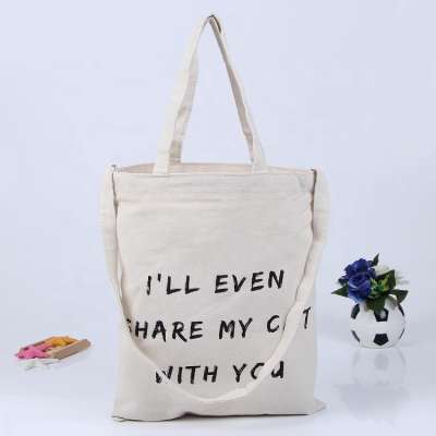 Newest fashion wholesale reusable small fabric cloth shopping bag cotton bag