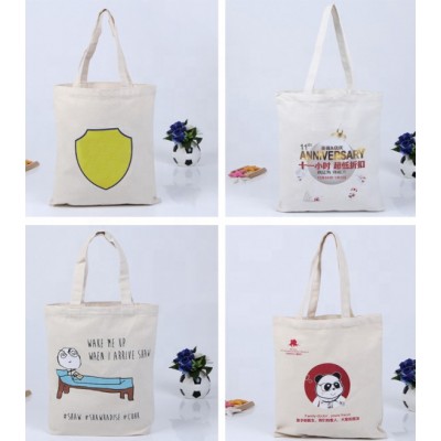 Promotional Customized Canvas Bag Tote Foldable Cotton Shopping Bag